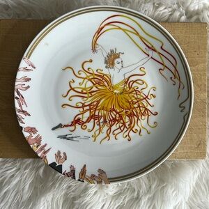 Applause by Erte Limited Edition Commemorative Plate of Dancer